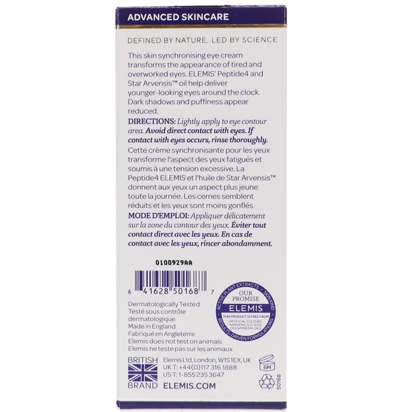 💗ELEMIS Peptide4 Eye Recovery Cream - Picture 3 of 10